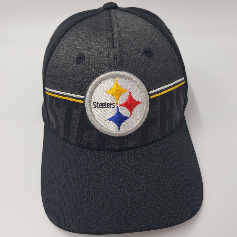 Pittsburgh Steelers Hat Snapback New Era 9Forty Gray Black NFL Football Logo Men